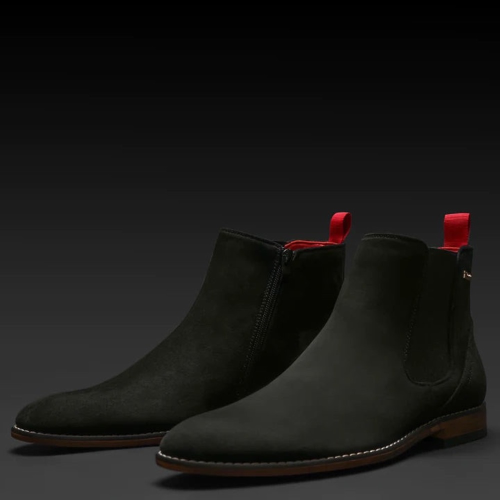 TAYNO THE Victorian Men's Ankle Boot Chelsea Boots Microsuede Size
11